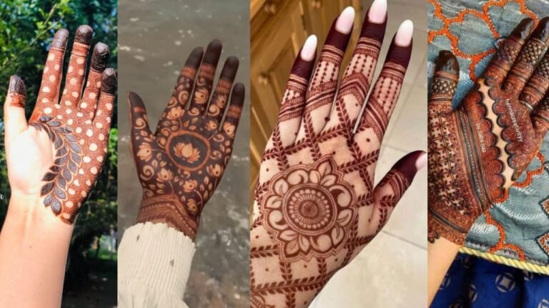 Easy mehndi design photo