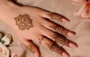 Fancy mehandi design
