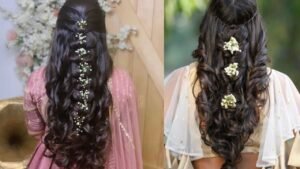 Flower hair style