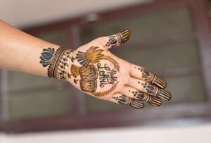Happy lohari mehndi design
