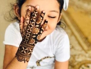 Kids full hand mehandi