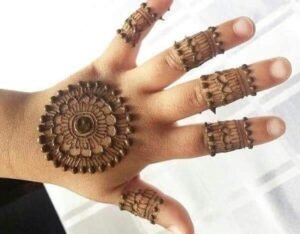 Kids gol tikki mehandi