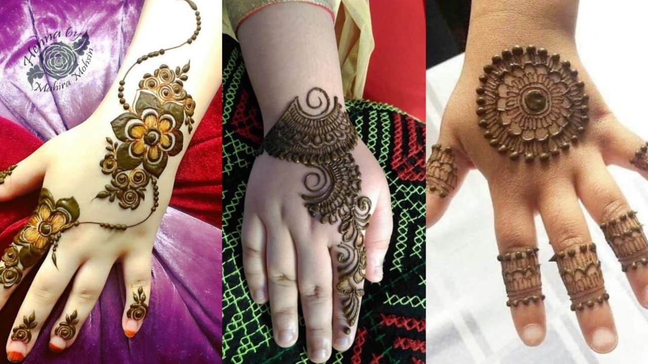 Kids mehndi designs easy