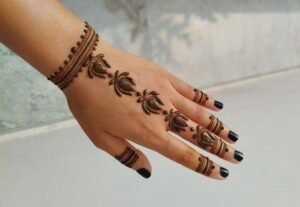 Lotus Mehandi designs