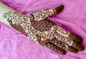 Mor design mehndi