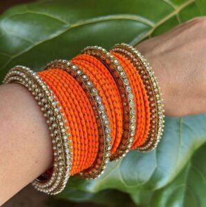 Orange bangles