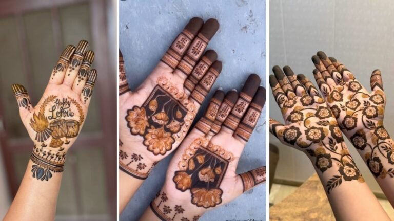 Top 5 Lohri Mehndi Design 2025