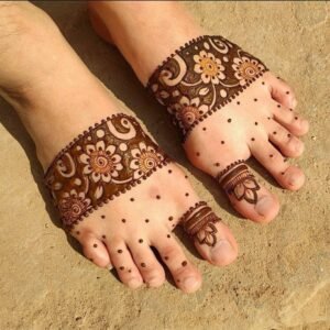 feet mehndi