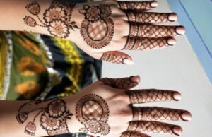 ज्वेलरी स्टाइल मेंहदी डिजाइन