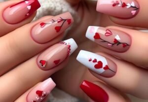 दिल वाले नेल आर्ट