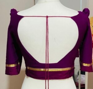 पान गला ब्लाउज डिजाइन