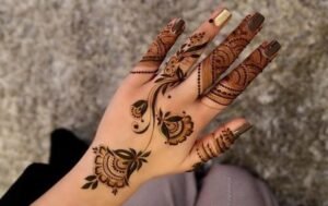 फ्लावर वाली मेहंदी डिजाइन