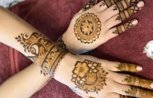 बैक साइड मेहंदी डिजाइन