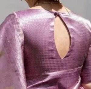 बोट नेक ब्लाउज डिजाइन