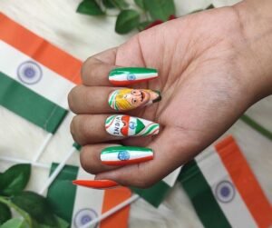 भगत सिंह नेल आर्ट डिजाइन