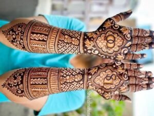 भरा हुआ मेहंदी की डिजाइन