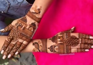 मोर पक्षी मेहंदी डिजाइन