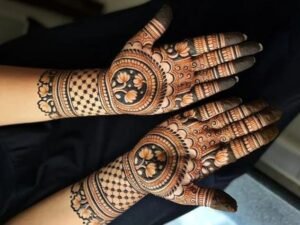 सरस्वती पूजा मेहंदी डिजाइन