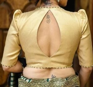 सिल्क साड़ी ब्लाउज डिजाइन