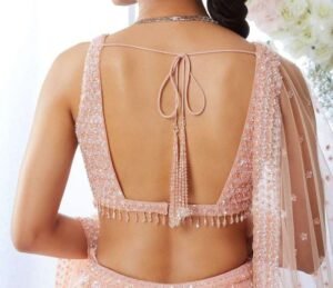 स्लीव्स लेस ब्लाउज डिजाइन