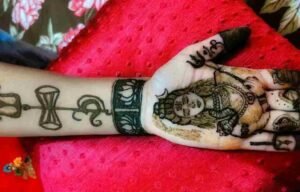 shivratri mehndi design simple and easy