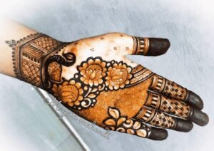 फुल एंड इजी डिजाइन मेहंदी