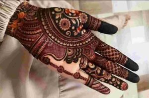 फूल मेहंदी डिज़ाइन